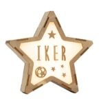 Lámpara de madera sostenible y luz led PERSONALIZABLE - Imagen 7