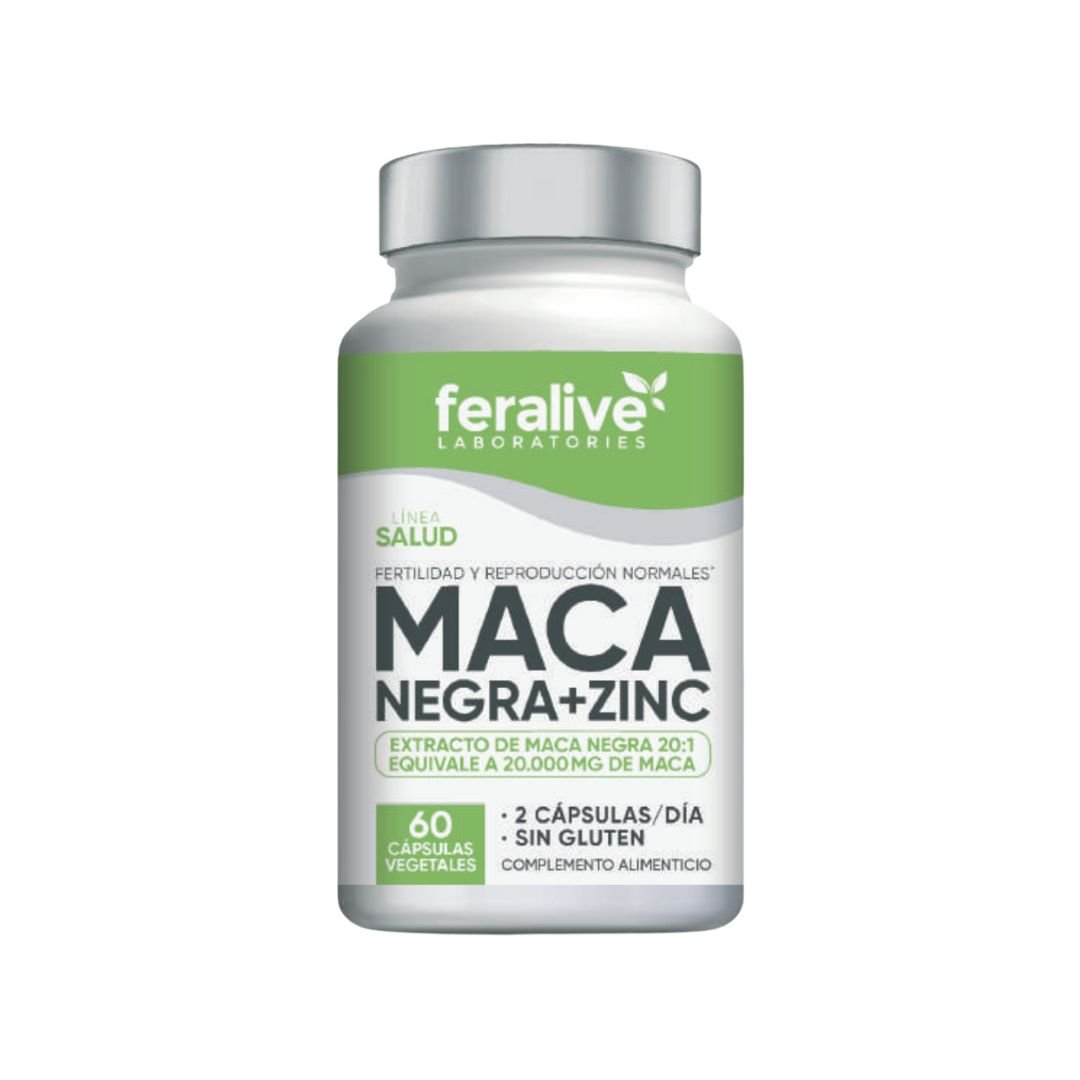 1 Maca Negra + zinc 60 cáps. - Imagen 1