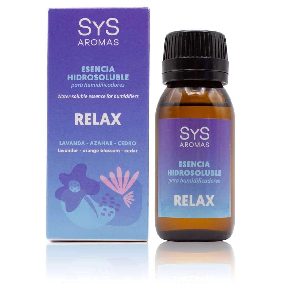 11222-Esencia-Hidrosoluble-Relajante-50-ml-Humidificador-SYS-Aromas Esencia Hidrosoluble Relax 50ml Humidificador - Imagen 1