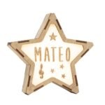 Lámpara de madera sostenible y luz led PERSONALIZABLE - Imagen 4