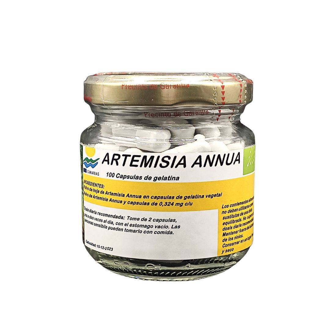 Artemisa-Annua-Eco-Estevia-Canarias Artemisia Annua 100 cápsulas - Imagen 1