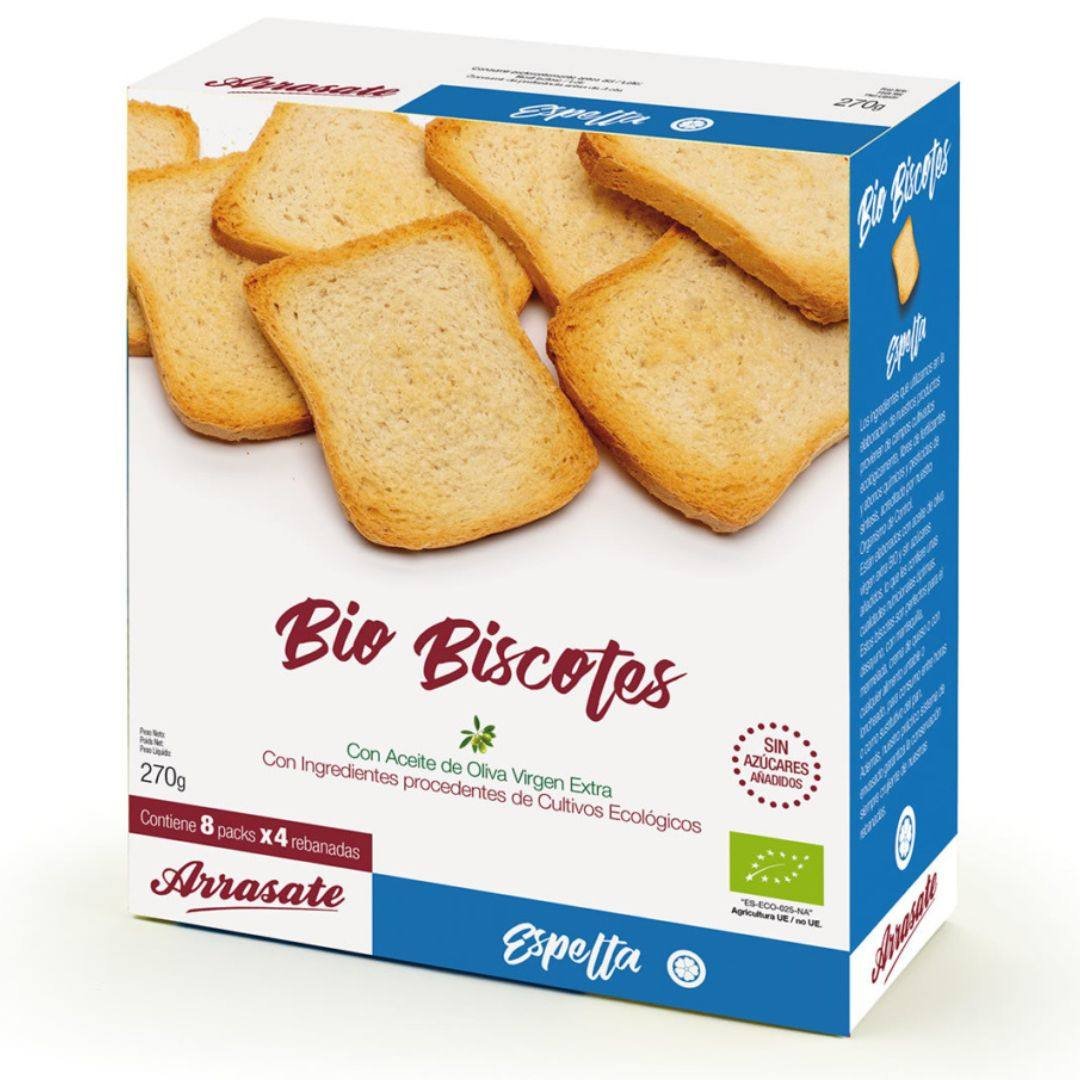 Biscotes-Espelta-Arrasate Biscotes espelta 270g - Imagen 1