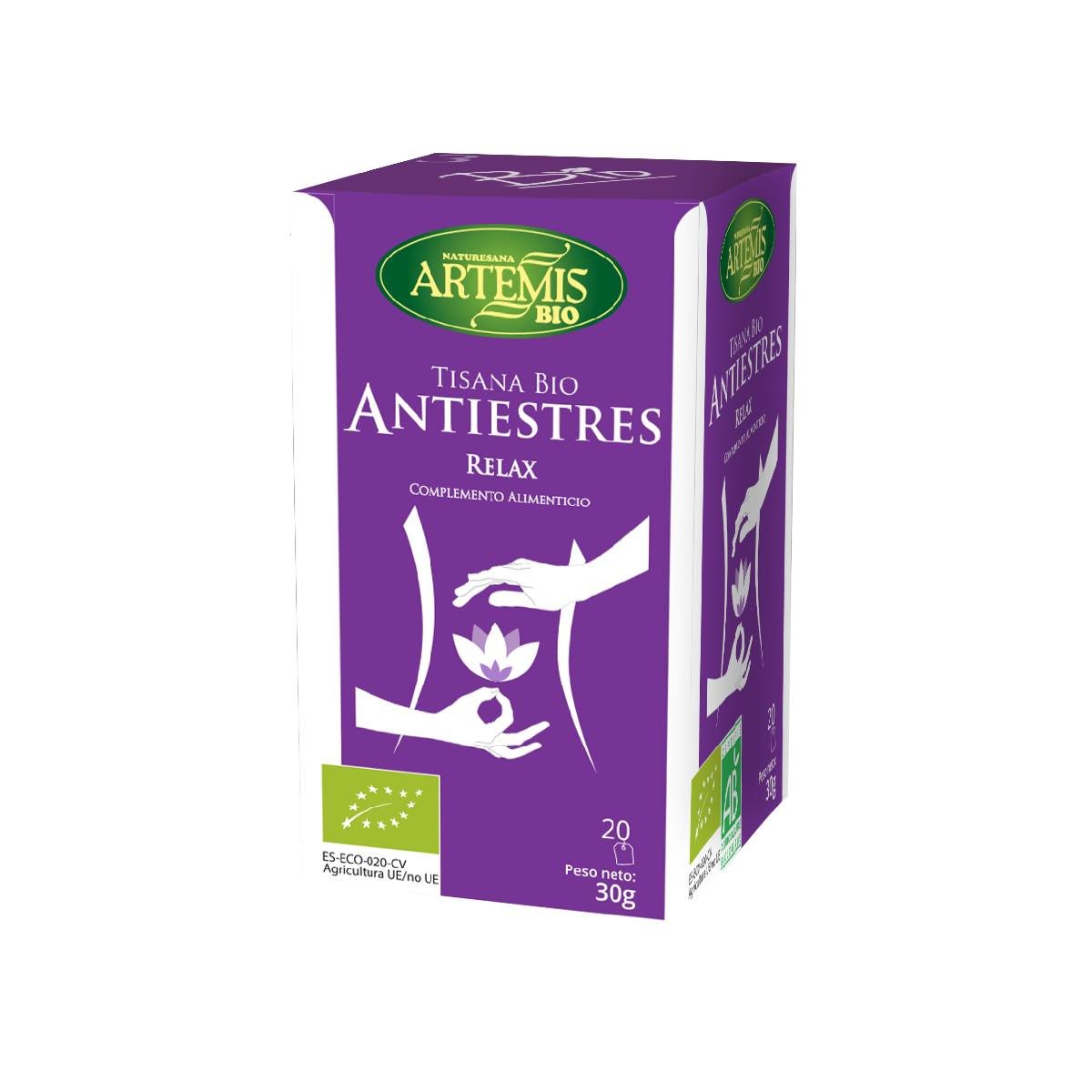 CI02ANTIESTRES Complemento Alimenticio Tisana Bio Antiestres -ECO- 30g/Food Supplement Tisane Bio Relax -ECO- 30g - Imagen 1