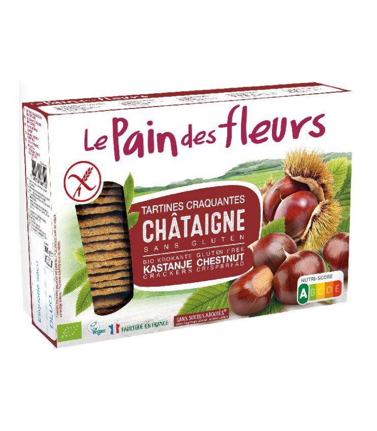 CRACKERCASTANALEPAINDESFLEURS300G Cracker castaña Le Pain des Fleurs 300 g - Imagen 1