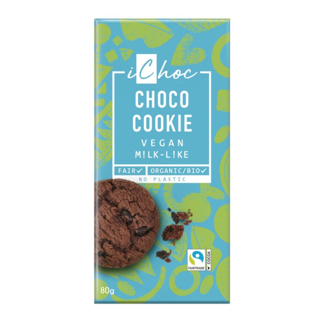 xr:d:DAFUE1wbQZ4:79,j:46716897084,t:23020919 Chocolate vegano Cookie 80 g - Imagen 1