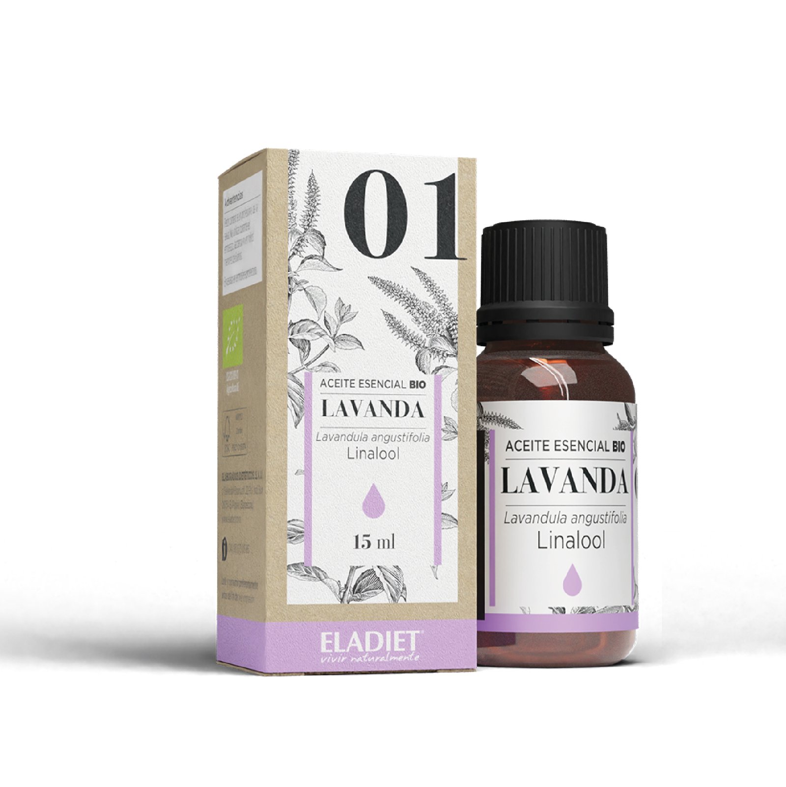 IH_01Lavanda-02 Esencia Lavanda Bio 15 ml - Imagen 1