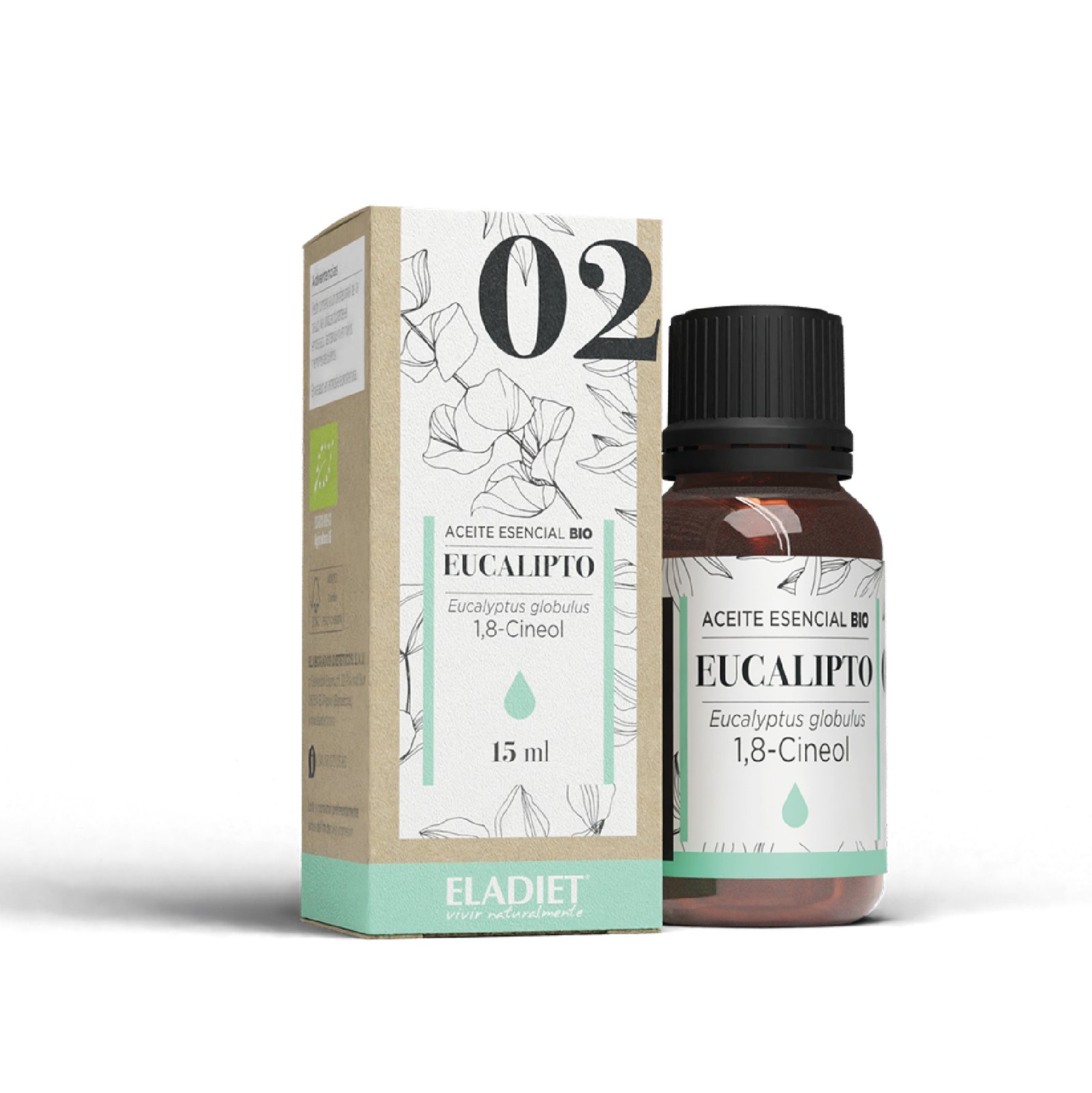 IH_02Eucalipto-02 Esencia Eucalipto Bio 15 ml - Imagen 1