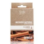 Incienso Natural SyS 15 Conos - Canela
