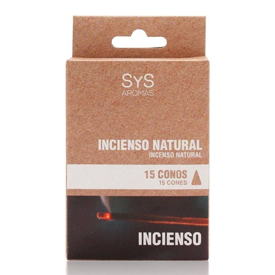 Incienso-Conos-Incienso Incienso Natural SyS 15 Conos - Incienso - Imagen 1