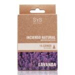 Incienso Natural SyS 15 Conos - Lavanda