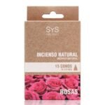 Incienso Natural SyS 15 Conos - Rosas