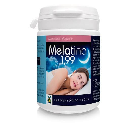 Melatina-1-99-sueno-reparador-insomnio-dormir-Melatonina-tegor. Melatina 1,99. 60 comprimidos - Imagen 1