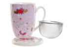 Taza de Té con filtro corazón-manos
