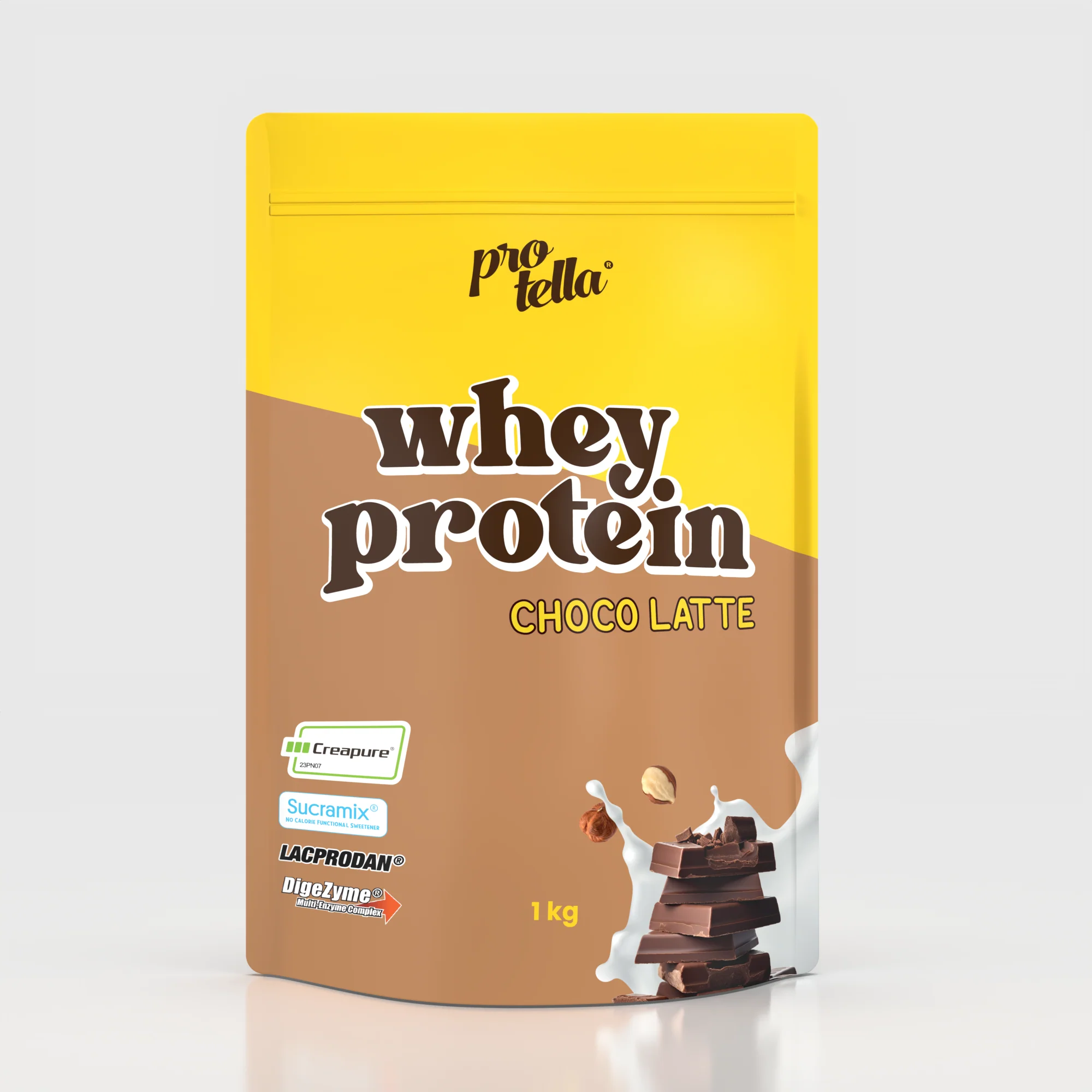 PROTELLAWHEY.1906.png Whey Protein Choco Latte 1kg - Imagen 1