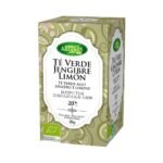 Caja Infusión Té verde Jengibre Limón -ECO- 30g/Ginger Lemon Green -ECO-  Tea bags 30g