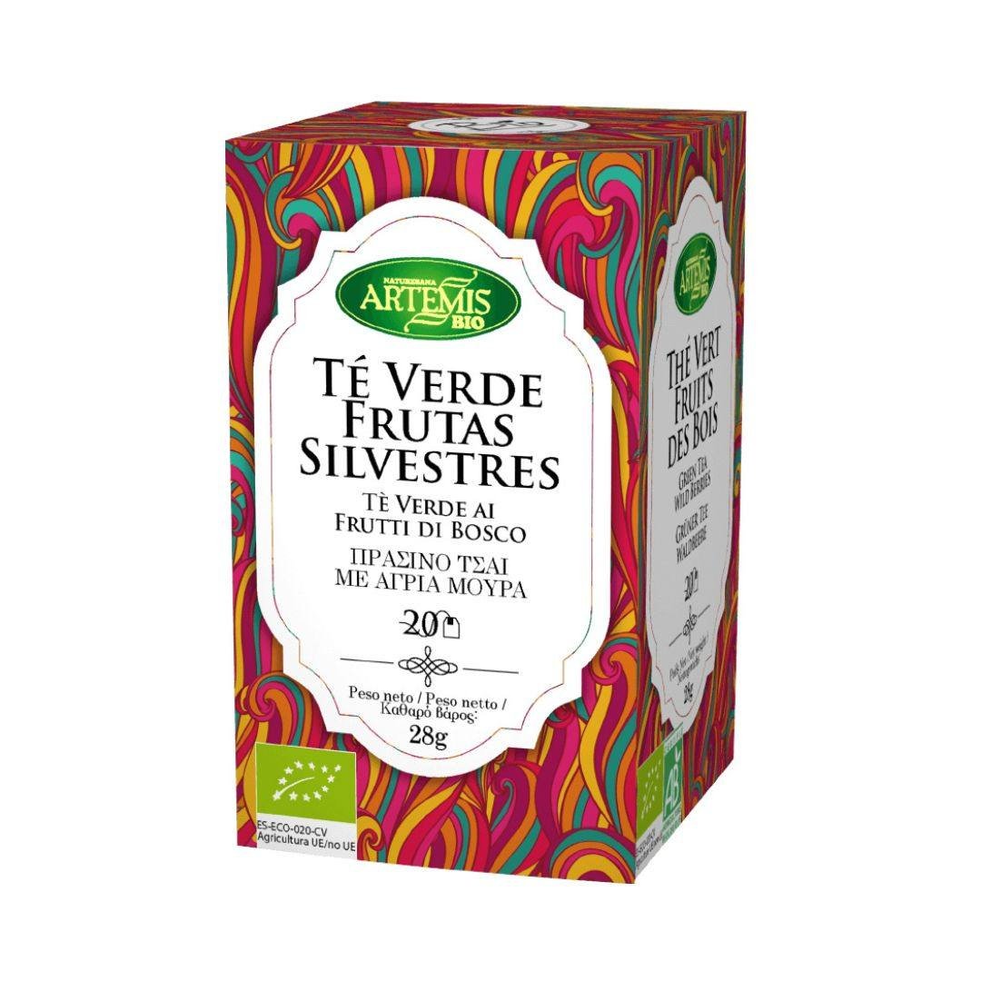 Te-verde-Frutas-silvestres-Artemis Caja Infusión Té Verde Frutas Silvestres -ECO- 28g/Green Tea wild berries -ECO- Tea bags 28g - Imagen 1