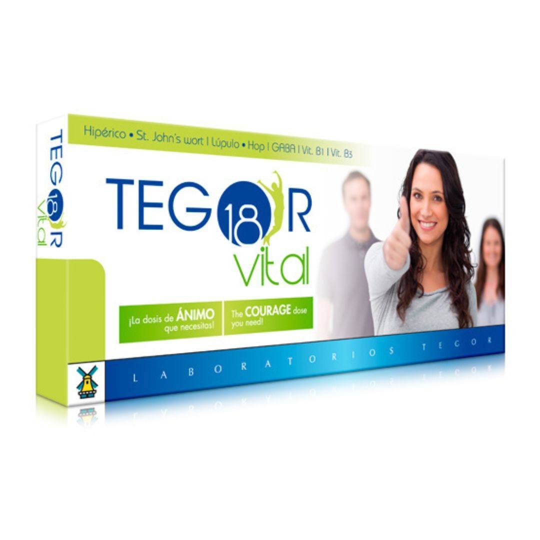 Tegor-Vital Tegor 18 vital, 10 viales de 10 ml - Imagen 1