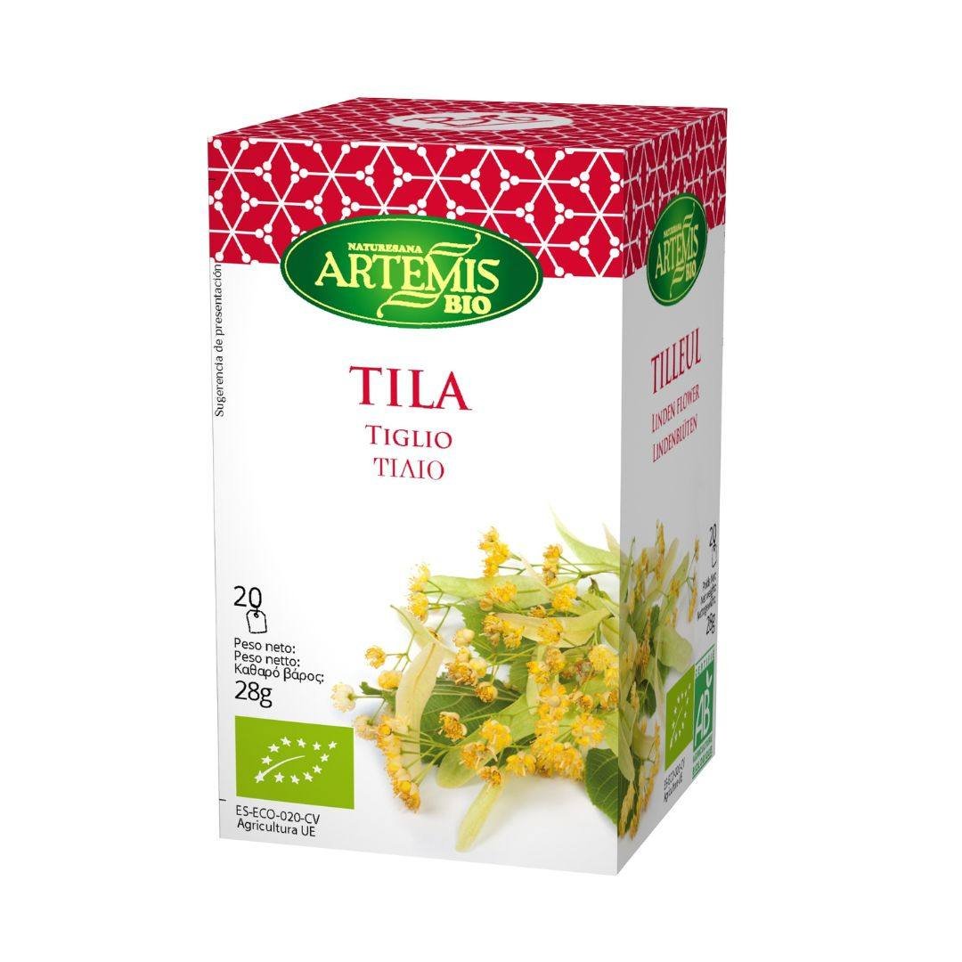 Tila-Artemis Caja Infusión Tila -ECO- 28g/Linden flower -ECO- Tea bags 28g - Imagen 1
