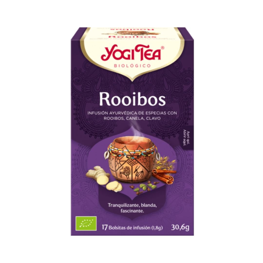 xr:d:DAFM9MDnPZ8:119,j:41966745668,t:22112323 Yogi Tea Rooibos 17x1,8 g - Imagen 1