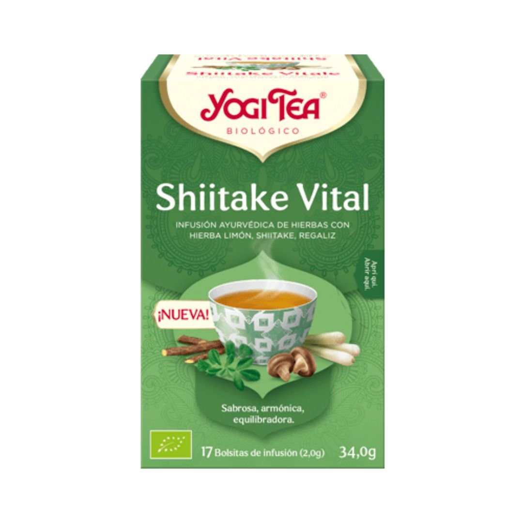 xr:d:DAFQ-pWkUm4:26,j:42023437053,t:22112412 Yogi Tea Shiitake 17x1,8 g - Imagen 1
