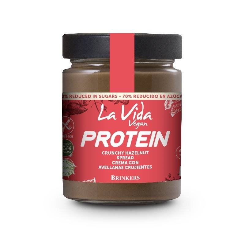 crema_de_avellanas_crujientes_vegana_la_vida_vegan_270_g Crema de avellanas crujientes vegana La Vida Vegan 270 G - Imagen 1