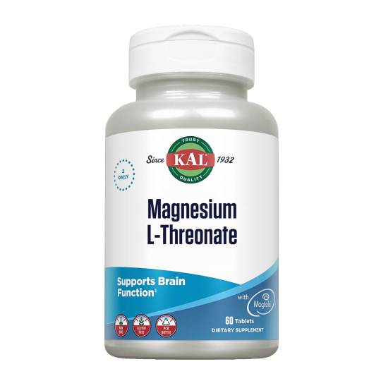 magnesium-l-threonate-60-compsin-gluten-apto-para-veganos L-Treonato de magnesio 60 compr - Imagen 1